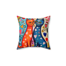 Load image into Gallery viewer, IN A CAT'S LIFE Throw Pillow - Premium Throw Pillow from The Wishful Fish - Just $24! Shop now at The Wishful Fish