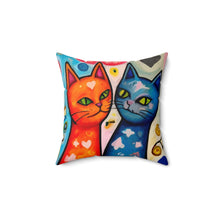 Load image into Gallery viewer, IN A CAT'S LIFE Throw Pillow - Premium Throw Pillow from The Wishful Fish - Just $24! Shop now at The Wishful Fish