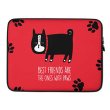 Load image into Gallery viewer, BEST FRIENDS Laptop Sleeve - Premium Laptop Sleeve from The Wishful Fish - Just $24! Shop now at The Wishful Fish