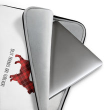 Load image into Gallery viewer, BEST FRIENDS Scotty Laptop Sleeve - Premium Laptop Sleeve from The Wishful Fish - Just $29! Shop now at The Wishful Fish