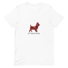 Load image into Gallery viewer, BEST FRIENDS Scotty Unisex T Shirt - Premium T Shirt from The Wishful Fish - Just $28! Shop now at The Wishful Fish