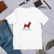 Load image into Gallery viewer, BEST FRIENDS Scotty Unisex T Shirt - Premium T Shirt from The Wishful Fish - Just $28! Shop now at The Wishful Fish