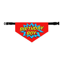 Load image into Gallery viewer, BIRTHDAY BOY Pet Bandana Collar - Premium Bandana Collar from The Wishful Fish - Just $28! Shop now at The Wishful Fish