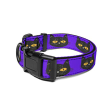 Load image into Gallery viewer, BLACK CATS HALLOWEEN Pet Collar - Premium Pet Collar from The Wishful Fish - Just $21! Shop now at The Wishful Fish