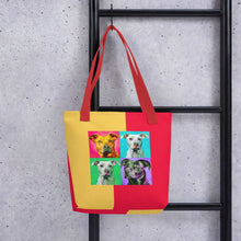Load image into Gallery viewer, COLORFUL PRIDE Tote Bag - Premium Tote Bag from The Wishful Fish - Just $38! Shop now at The Wishful Fish