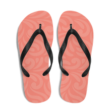 Load image into Gallery viewer, CORAL SWIRL Flip Flops - Premium Flip Flops from The Wishful Fish - Just $21! Shop now at The Wishful Fish