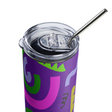 Load image into Gallery viewer, DOODLE ALL DAY Stumbler Tumbler  - Premium Stainless Steel Tumbler from The Wishful Fish - Just $29! Shop now at The Wishful Fish
