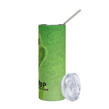 Load image into Gallery viewer, DRINK UP GRINCH FACE Stumbler Tumbler  - Premium Stainless Steel Tumbler from The Wishful Fish - Just $29! Shop now at The Wishful Fish