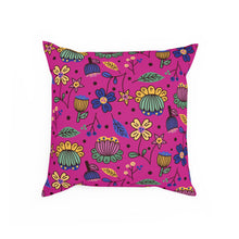 Load image into Gallery viewer, FIELD FLOWERS Throw Pillow - Premium Throw Pillow from The Wishful Fish - Just $22! Shop now at The Wishful Fish
