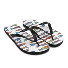 Load image into Gallery viewer, FISHY FUN Flip Flops - Premium Flip Flops from The Wishful Fish - Just $21! Shop now at The Wishful Fish