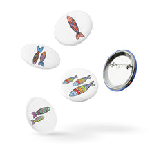Load image into Gallery viewer, FISHY FUN Pinback Buttons - Premium Pinback Buttons from The Wishful Fish - Just $22! Shop now at The Wishful Fish