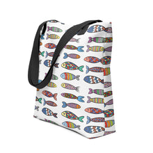 Load image into Gallery viewer, FISHY FUN Tote Bag - Premium Tote Bag from The Wishful Fish - Just $38! Shop now at The Wishful Fish