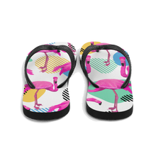 Load image into Gallery viewer, FUNKY FLAMINGO Flip Flops - Premium Flip Flops from The Wishful Fish - Just $21! Shop now at The Wishful Fish