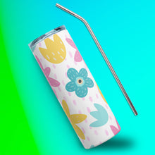 Load image into Gallery viewer, FUN FLOWERS Stumbler Tumbler  - Premium Stainless Steel Tumbler from The Wishful Fish - Just $29! Shop now