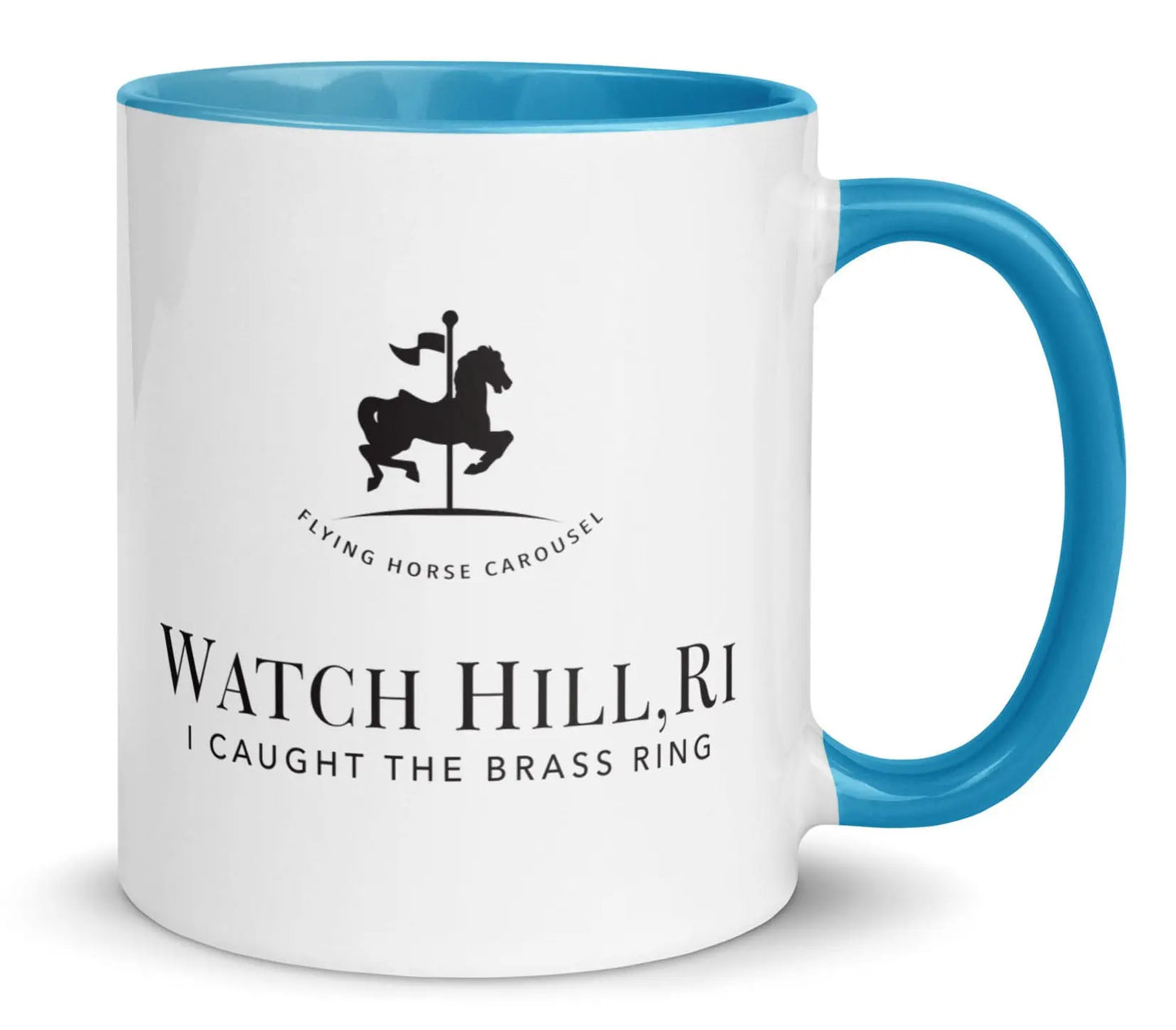 Watch Hill RI Flying Horse Carousel — I Caught The Brass Ring Youth T Shirt The Wishful Fish