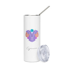 Load image into Gallery viewer, GEMINI Zodiac Tumbler - Premium Tumbler from The Wishful Fish - Just $28! Shop now at The Wishful Fish