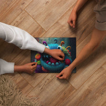 Load image into Gallery viewer, HAPPY MONSTER Jigsaw Puzzle - Premium Jigsaw Puzzle from The Wishful Fish - Just $38! Shop now at The Wishful Fish