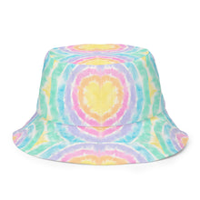 Load image into Gallery viewer, HEARTS TIE DYE Reversible Bucket Hat - Premium Bucket Hat from The Wishful Fish - Just $28! Shop now at The Wishful Fish