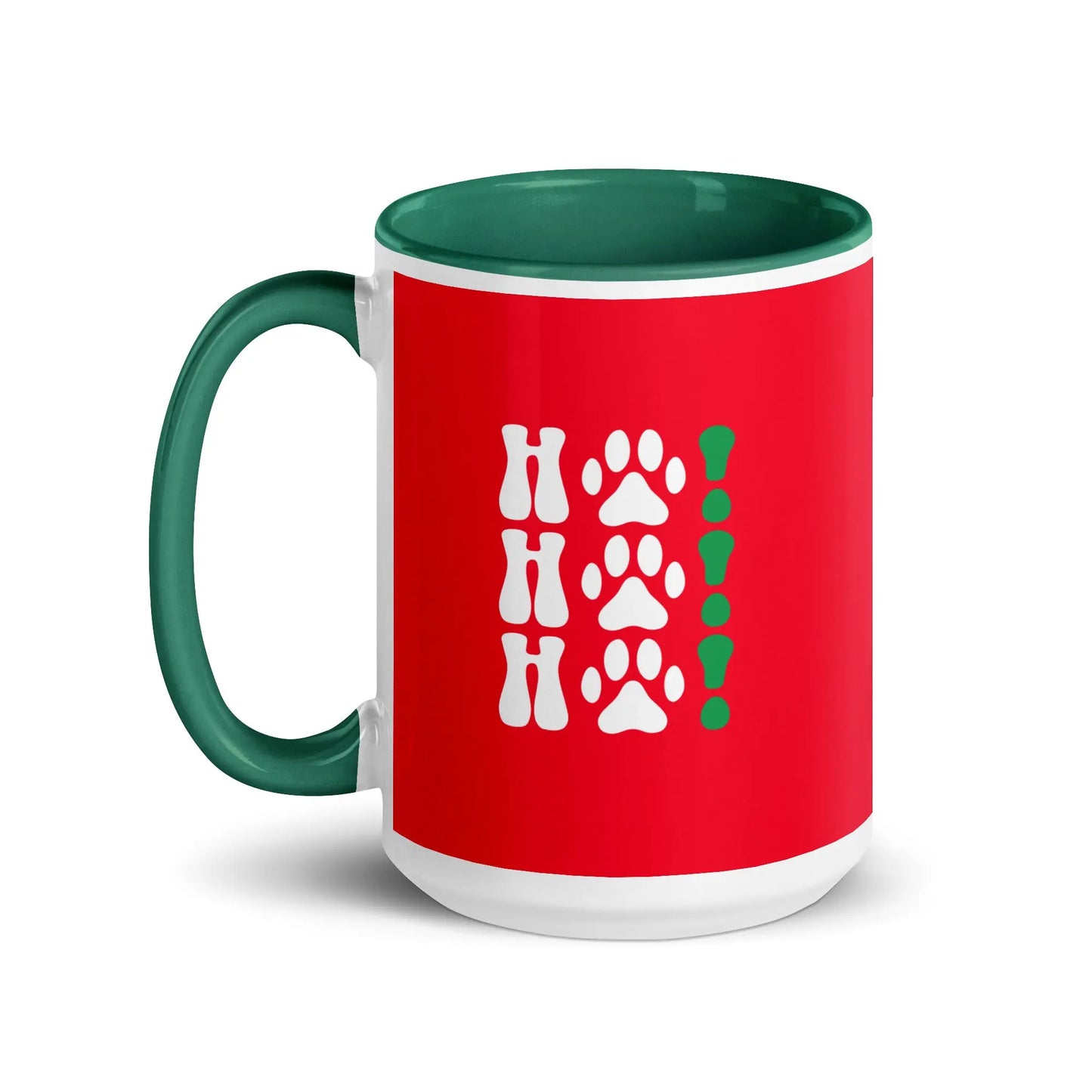 HO! HO! HO! Paw Christmas Mug - Premium Mug from The Wishful Fish - Just $20! Shop now at The Wishful Fish