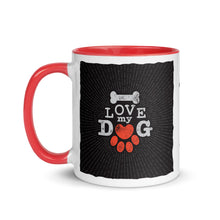 Load image into Gallery viewer, I LOVE MY DOG Mug - Premium Mug from The Wishful Fish - Just $20! Shop now at The Wishful Fish