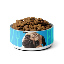 Load image into Gallery viewer, I LOVE MY PUG Pet Bowl - Premium Pet Bowl from The Wishful Fish - Just $37! Shop now at The Wishful Fish
