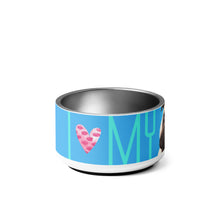 Load image into Gallery viewer, I LOVE MY PUG Pet Bowl - Premium Pet Bowl from The Wishful Fish - Just $37! Shop now at The Wishful Fish