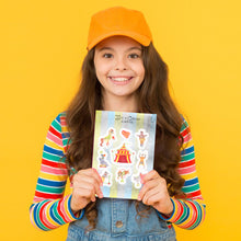 Load image into Gallery viewer, IT'S A CIRCUS Kiss Cut Stickers - Premium Kiss Cut Stickers from The Wishful Fish - Just $12! Shop now at The Wishful Fish