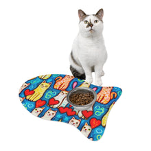 Load image into Gallery viewer, I'M HUNGRY Cat Pet Bowl Mat - Premium Pet Bowl Mat from The Wishful Fish - Just $28! Shop now at The Wishful Fish