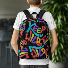 Load image into Gallery viewer, KEEP IT WILD Backpack - Premium Backpack from The Wishful Fish - Just $49! Shop now at The Wishful Fish