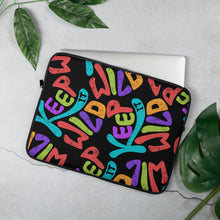 Load image into Gallery viewer, KEEP IT WILD Laptop Sleeve - Premium Laptop Sleeve from The Wishful Fish - Just $34! Shop now at The Wishful Fish