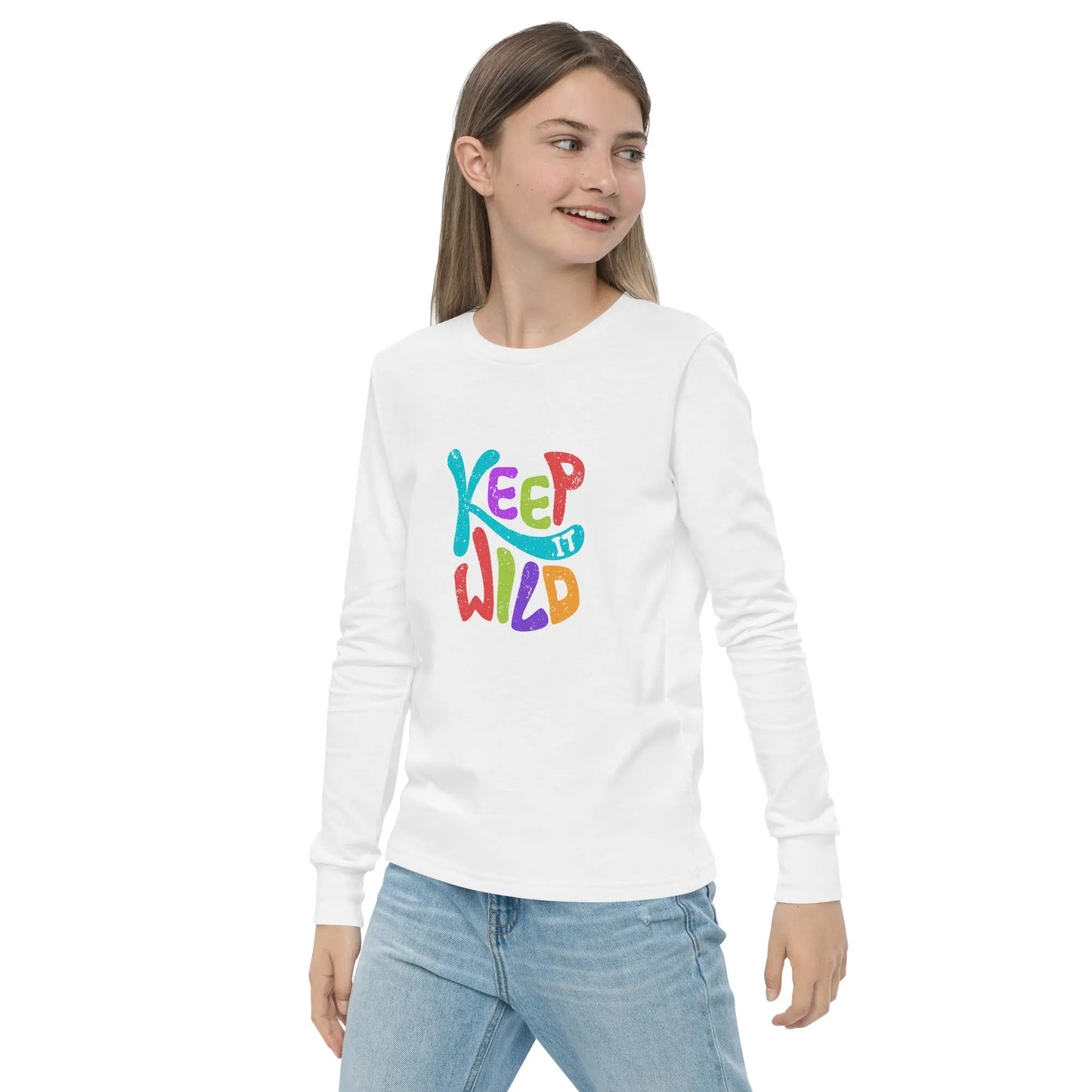 KEEP IT WILD Long Sleeve Shirt - Premium Long Sleeve Shirt from The Wishful Fish - Just $28! Shop now at The Wishful Fish