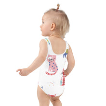 Load image into Gallery viewer, KITTY KAT Girls Swimsuit - Premium Girls Swim Suit from The Wishful Fish - Just $28! Shop now at The Wishful Fish