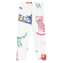 Load image into Gallery viewer, Kitty Kat Kids Leggings - Premium Kids Leggings from The Wishful Fish - Just $26! Shop now at The Wishful Fish