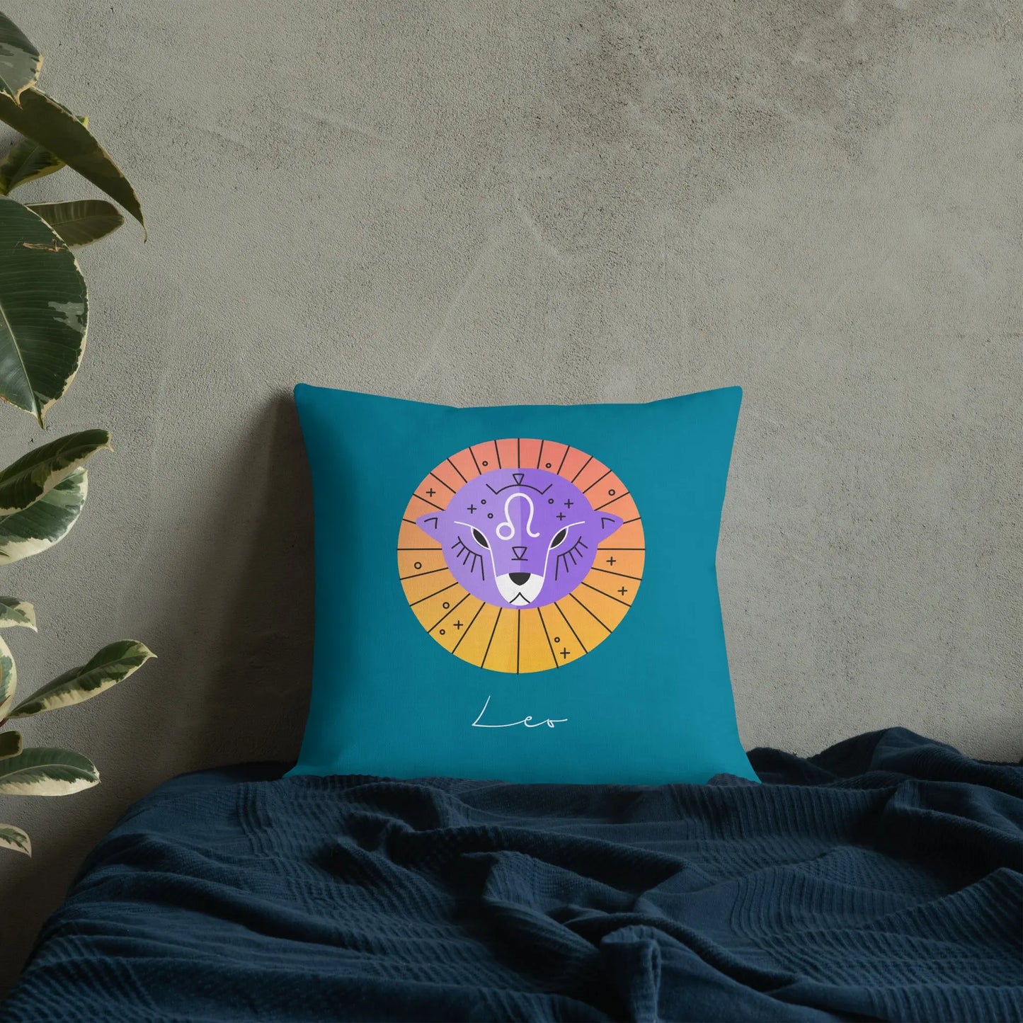 LEO Zodiac Pillow - Premium Pillow from The Wishful Fish - Just $29! Shop now at The Wishful Fish