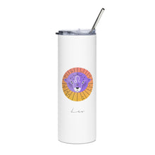 Load image into Gallery viewer, LEO Zodiac Tumbler - Premium Tumbler from The Wishful Fish - Just $28! Shop now at The Wishful Fish