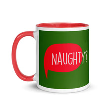 Load image into Gallery viewer, NAUGHTY? or NICE? Christmas Mug - Premium Mugs from The Wishful Fish - Just $20! Shop now at The Wishful Fish