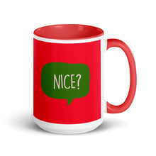 Load image into Gallery viewer, NAUGHTY? or NICE? Christmas Mug - Premium Mugs from The Wishful Fish - Just $20! Shop now at The Wishful Fish
