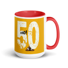 Load image into Gallery viewer, OH NO! 50 Birthday Poop Mug - Premium Mug from The Wishful Fish - Just $20! Shop now at The Wishful Fish