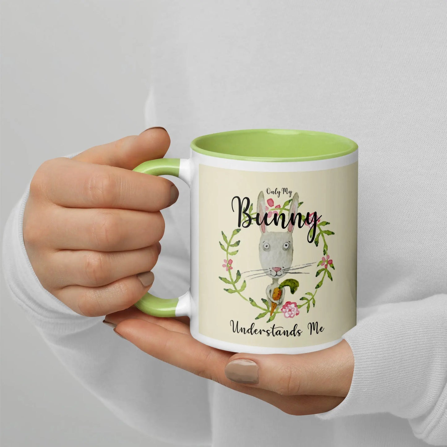 Only My BUNNY Understands Me Mug - Premium Mug from The Wishful Fish - Just $20! Shop now at The Wishful Fish