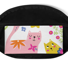 Load image into Gallery viewer, PLAYFUL KITTIES Fanny Pack - Premium Fanny Pack from The Wishful Fish - Just $28! Shop now at The Wishful Fish