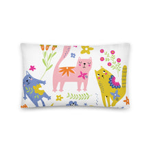 Load image into Gallery viewer, PLAYFUL KITTIES Throw Pillows - Premium Throw Pillows from The Wishful Fish - Just $24! Shop now at The Wishful Fish