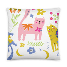 Load image into Gallery viewer, PLAYFUL KITTIES Throw Pillows - Premium Throw Pillows from The Wishful Fish - Just $24! Shop now at The Wishful Fish
