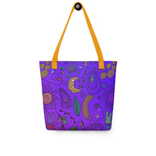 Load image into Gallery viewer, PURPLE PASSION Tote Bag - Premium Tote Bag from The Wishful Fish - Just $38! Shop now at The Wishful Fish