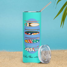 Load image into Gallery viewer, RIDE THE WAVES Stumbler Tumbler  - Premium Stainless Steel Tumbler from The Wishful Fish - Just $29! Shop now at The Wishful Fish