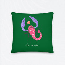 Load image into Gallery viewer, SCORPIO Zodiac Pillow - Premium Pillow from The Wishful Fish - Just $29! Shop now at The Wishful Fish