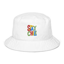 Load image into Gallery viewer, STAY CHILL  Bucket Hat - Premium Bucket Hat from The Wishful Fish - Just $28! Shop now at The Wishful Fish