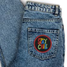 Load image into Gallery viewer, STAY CHILL Embroidered Patch - Premium Embroidered Patch from The Wishful Fish - Just $20! Shop now at The Wishful Fish