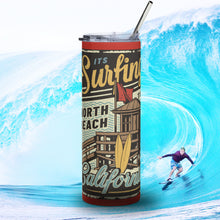 Load image into Gallery viewer, SURFING CALIFORNIA Stumbler Tumbler  - Premium Stainless Steel Tumbler from The Wishful Fish - Just $29! Shop now at The Wishful Fish