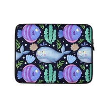 Load image into Gallery viewer, Sea Creatures Laptop Sleeve - Premium Laptop Sleeve from The Wishful Fish - Just $24! Shop now at The Wishful Fish