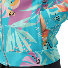 Load image into Gallery viewer, TROPICAL Track Jacket - Premium Track Jacket from The Wishful Fish - Just $72! Shop now at The Wishful Fish
